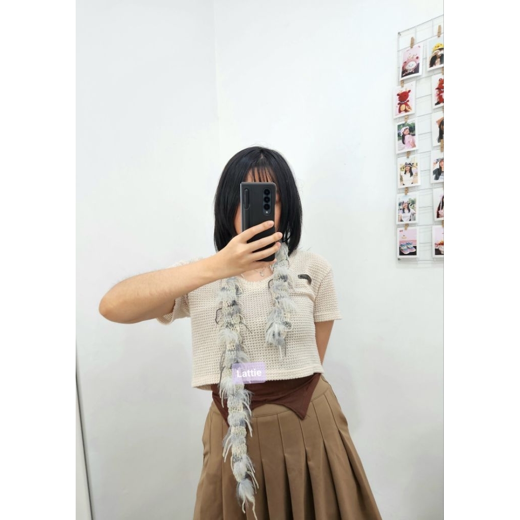 HANDMADE SKINNY SCRAFT/SYAL RAJUT/CROCHET SCARFT/SYAL RAJUT