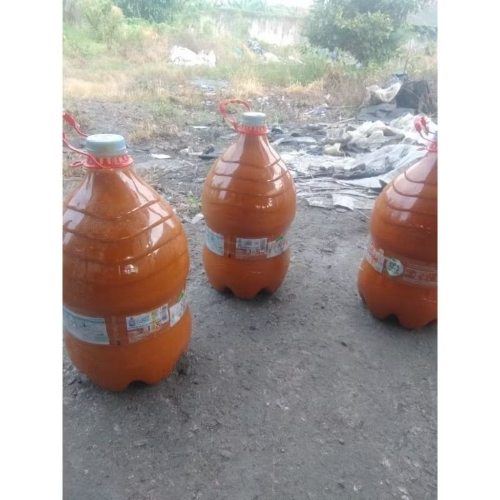 MINYAK SAWIT MENTAH, MURNI, (CPO) 15LITER
