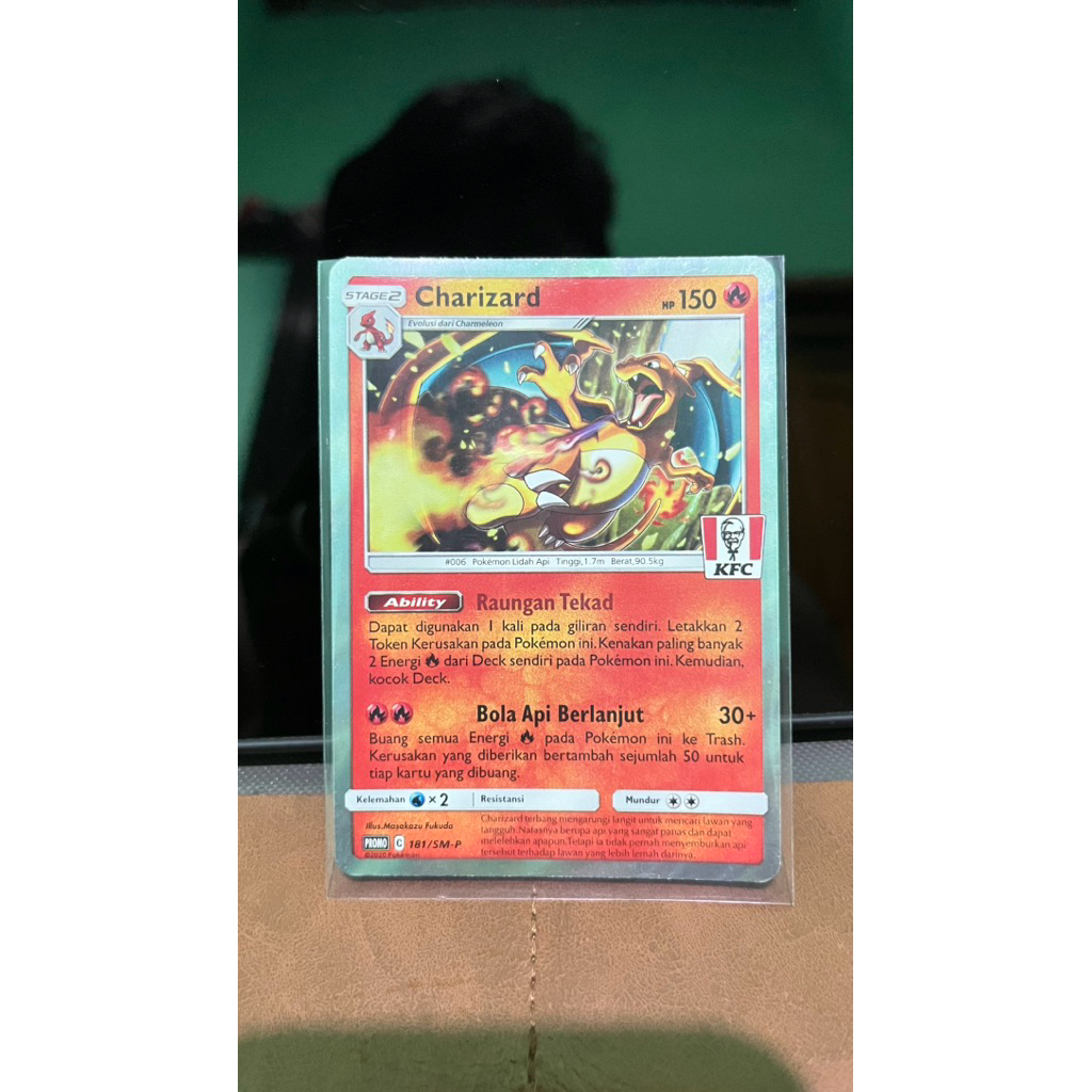 KARTU POKEMON CHARIZARD KFC ORIGINAL NM