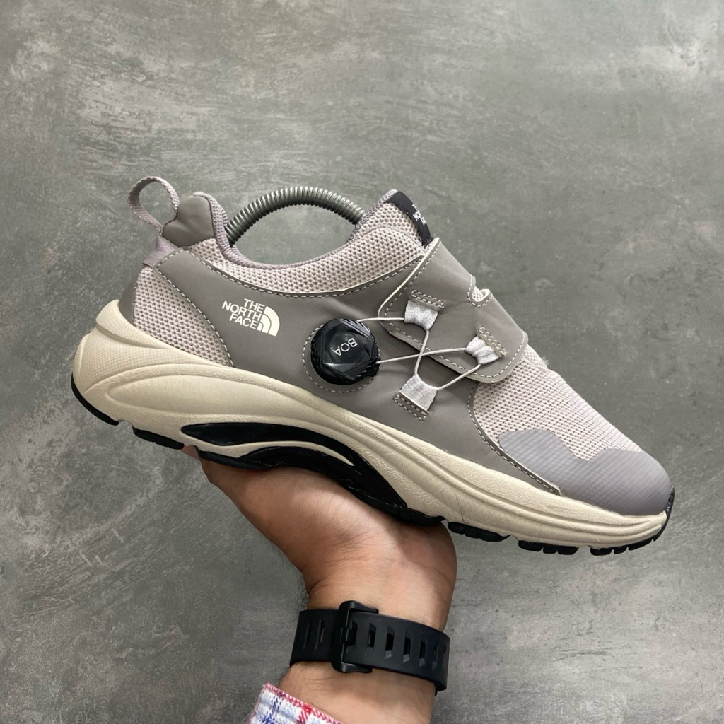 [Size 40.5] The North Face Speed Plus BOA II Speed ‘Grey’ TNF Second Original Kondisi Bisa Diliat Pa