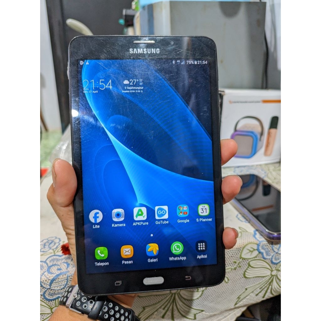 samsung tab a 2016 minus anggep bahan