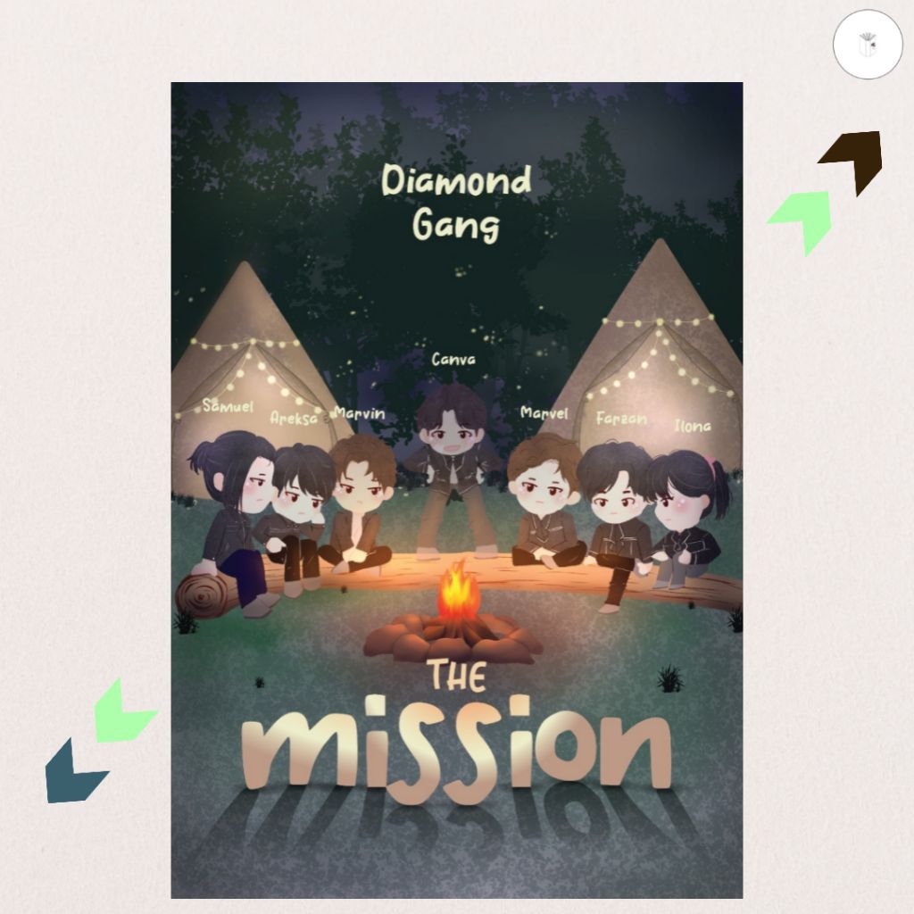 Buku Novel Diamond Gang The Mission - ItaKrn