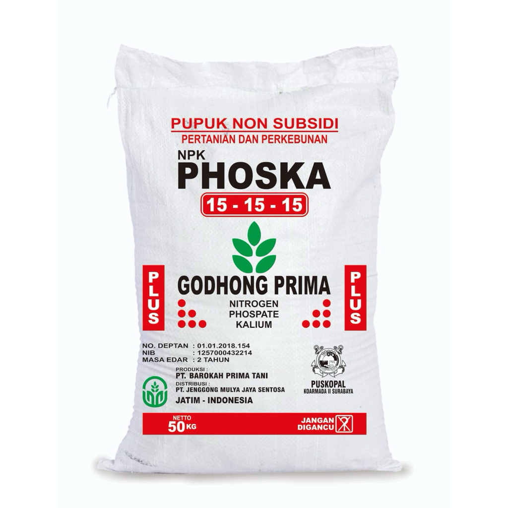 NPK PHOSKA MERAH GODHONG PRIMA REPACK 25 KG