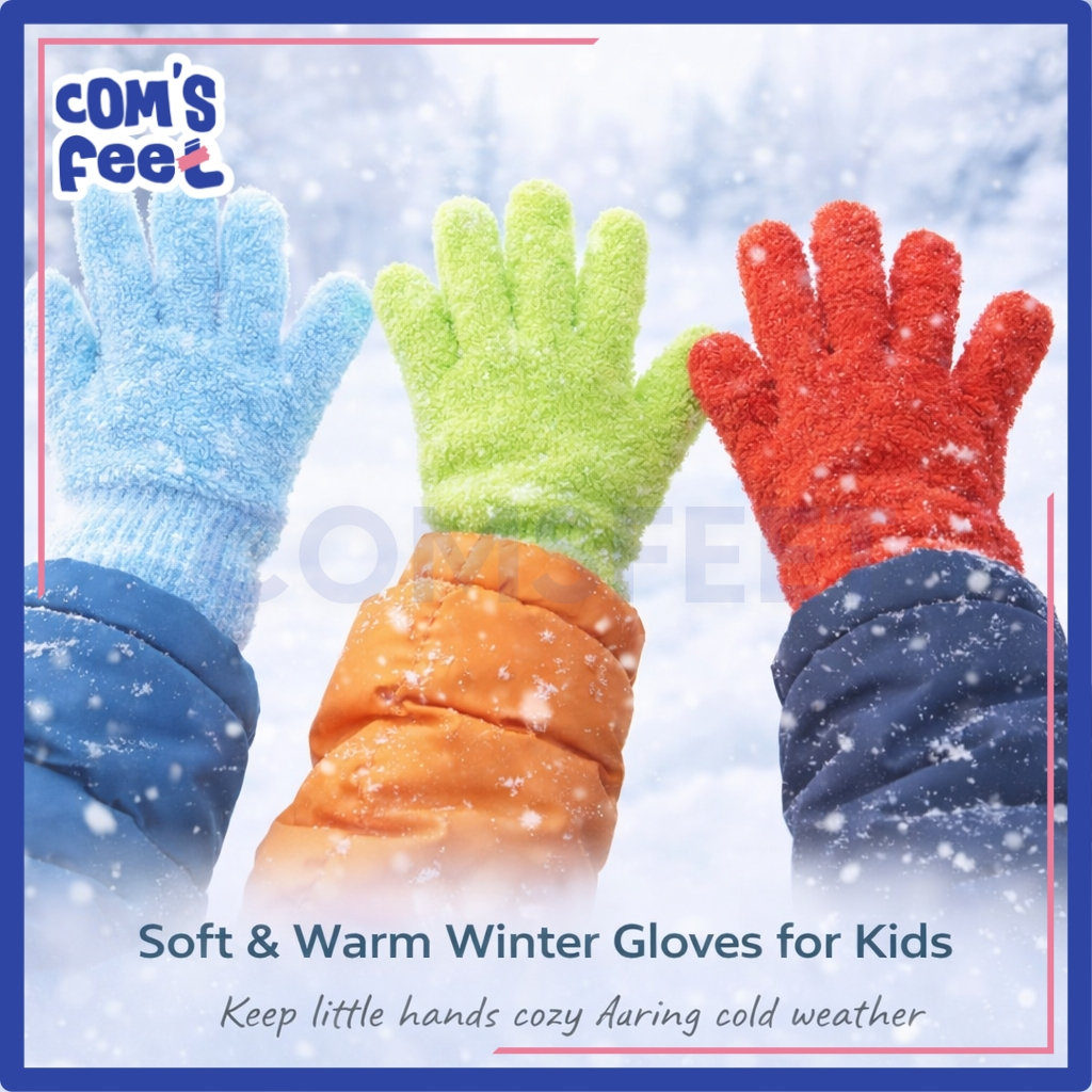 COMSFEET - Sarung Tangan Anak Umur 6-10 Tahun Sarung Tangan Anak Winter
