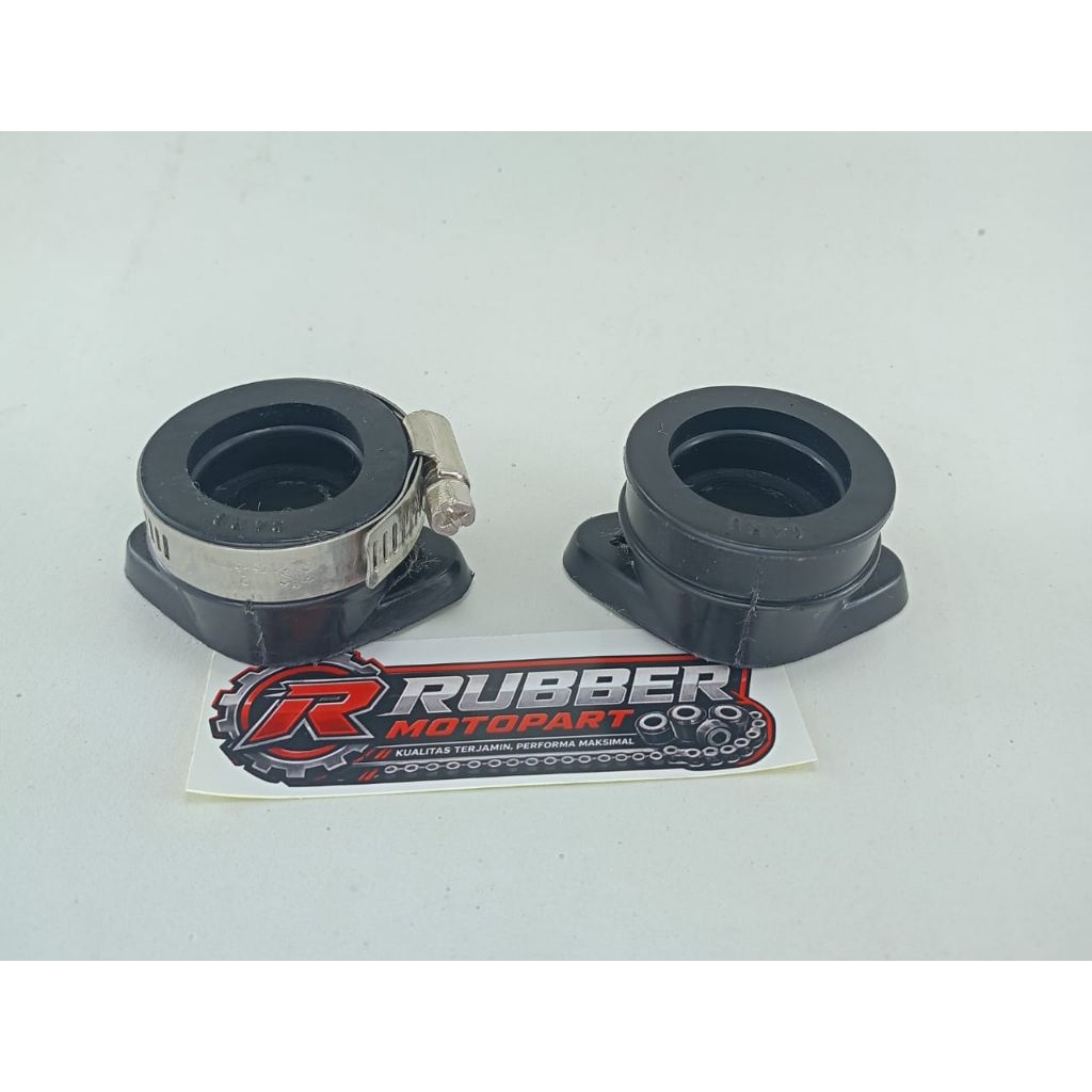 KARET SAMBUNGAN ADAPTOR SHOGUN/SMASH/JUPITER PADA INTEK MANIPOL KE KARBU PE24/26/28