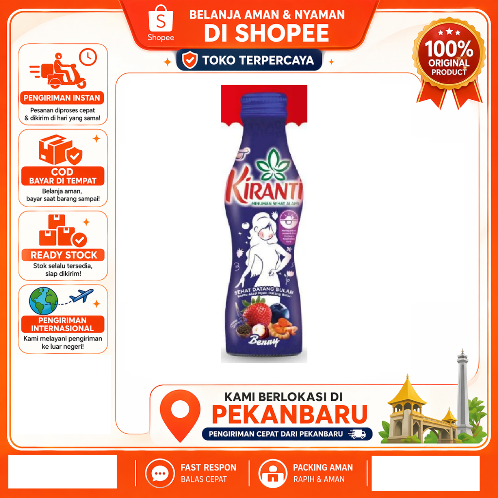 [SDW] pekanbaru/150ml Kiranti Berry Juice Minuman Tradisional Kemasan Botol