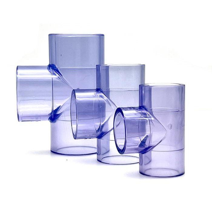 Sock Tee PVC Bening Transparan 1/2" inch PVC Clear