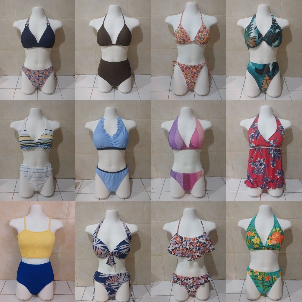 Bikini Set Wanita Sexy Branded Renang Pantai