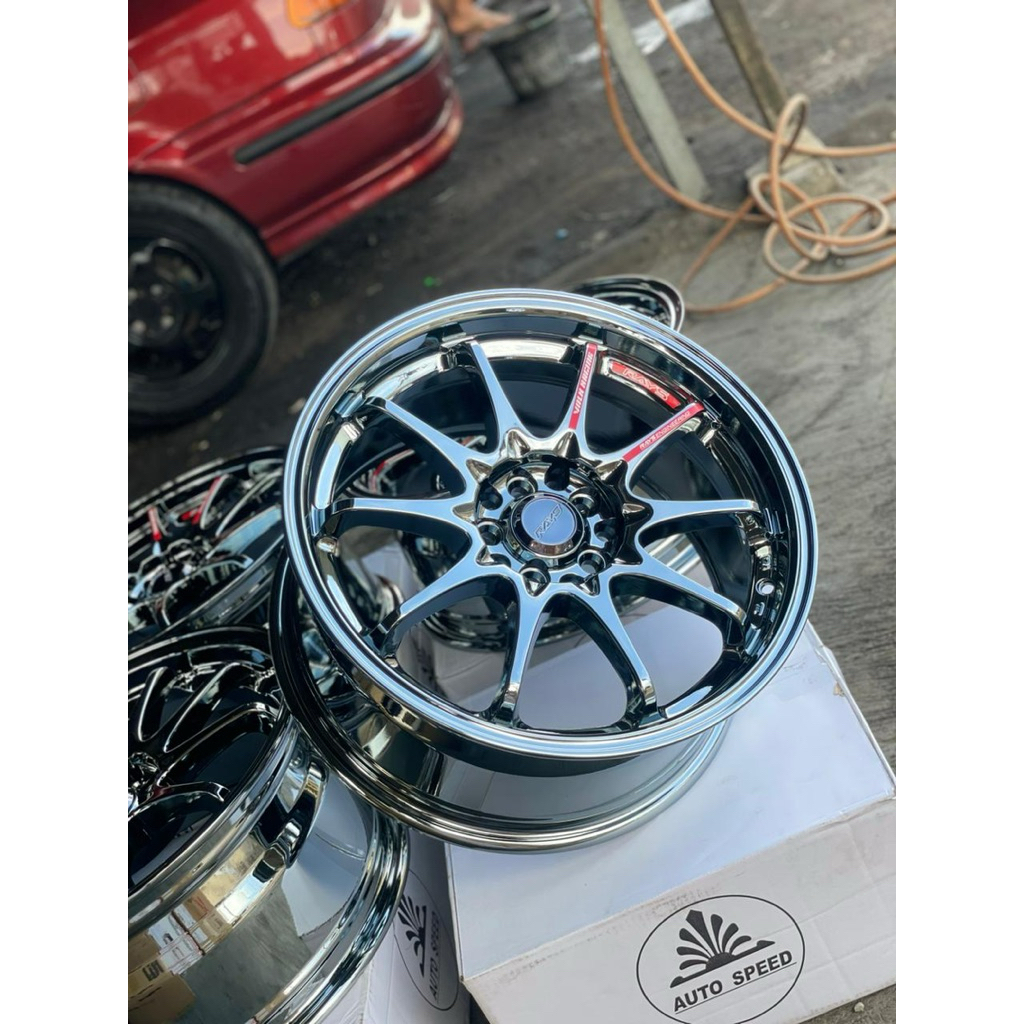 CE28 ring 17 pcd 5x100,114 black crom baru