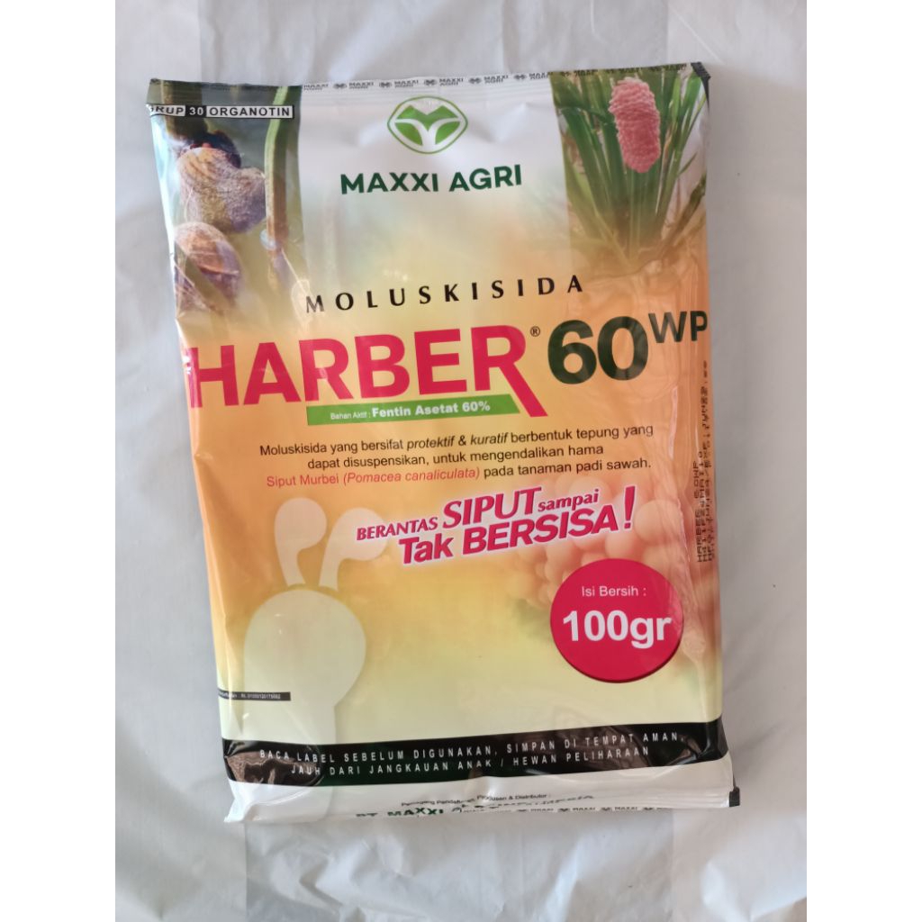 Moluskisida HARBER 60 WP. 100 gram