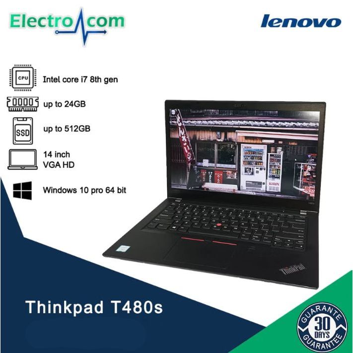 Lenovo Thinkpad T480s & T480 i7 Gen8 Layar 14Inch