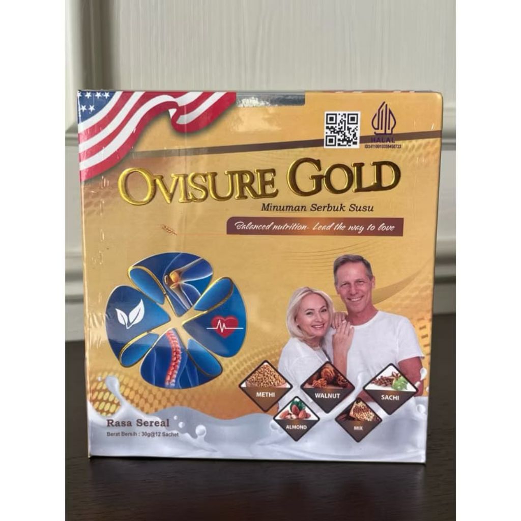Ovisure Gold Asli Original Milk Susu Kesehatan Tulang Sendi