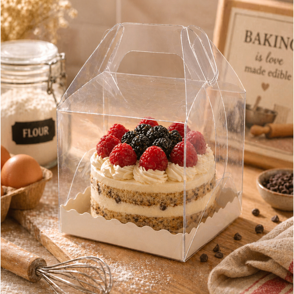 Box Mika Kotak Handle Box Mika Cake Gable 12x12 / 13x13 / 15x15