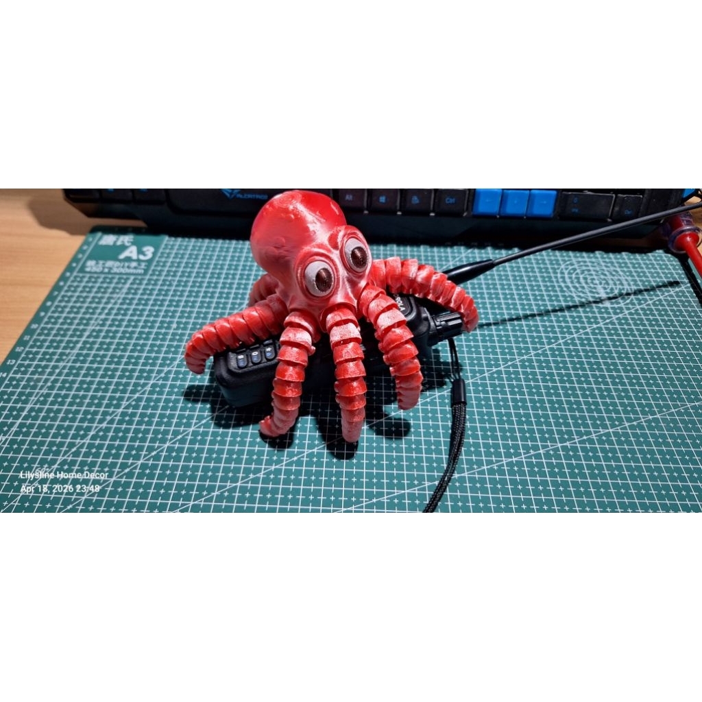 Action Figure Octopus Diameter 17 cm