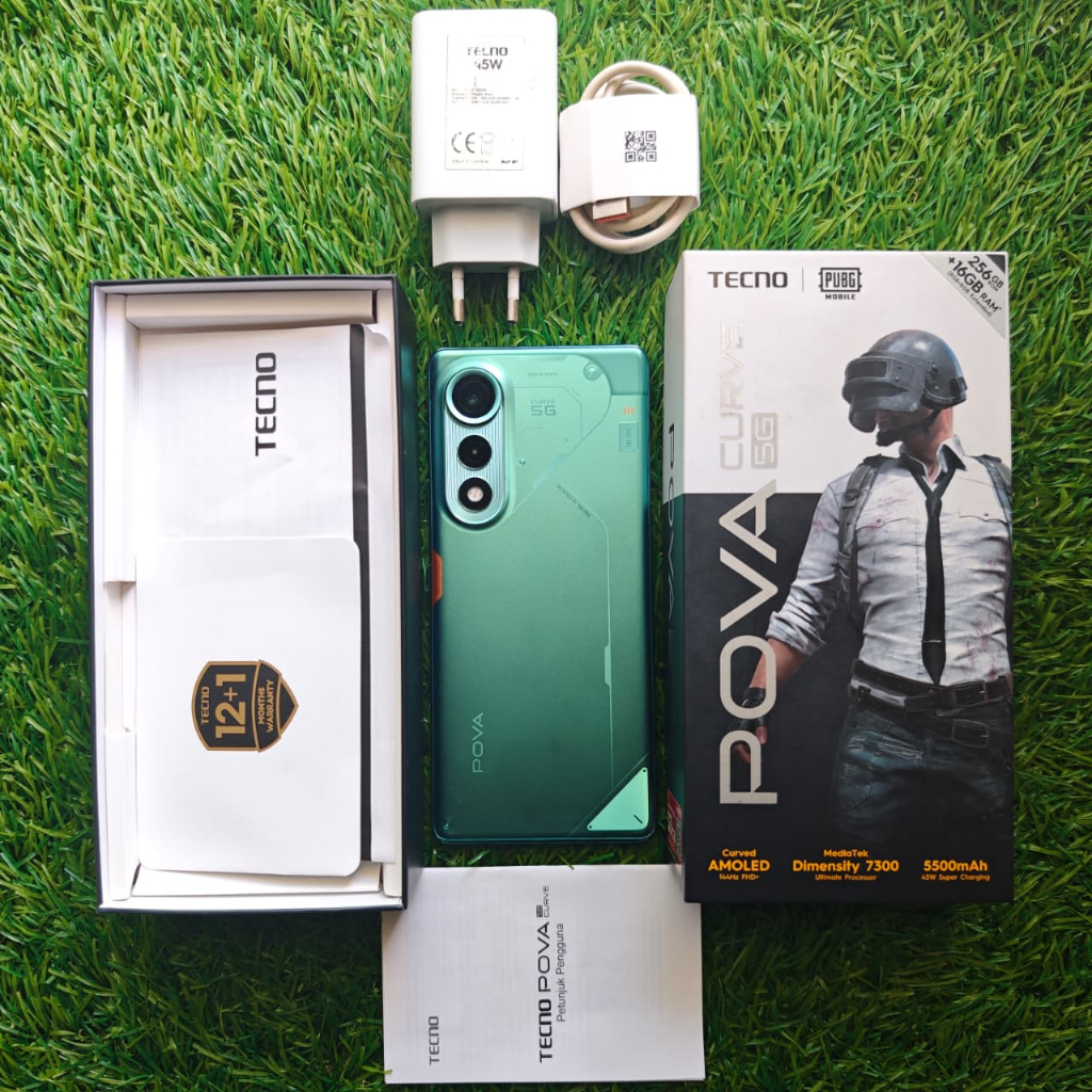 TECNO POVA CURVE 5G SECOND 8/256GB HP SECOND HP SEKEN HP BEKAS HP MURAH