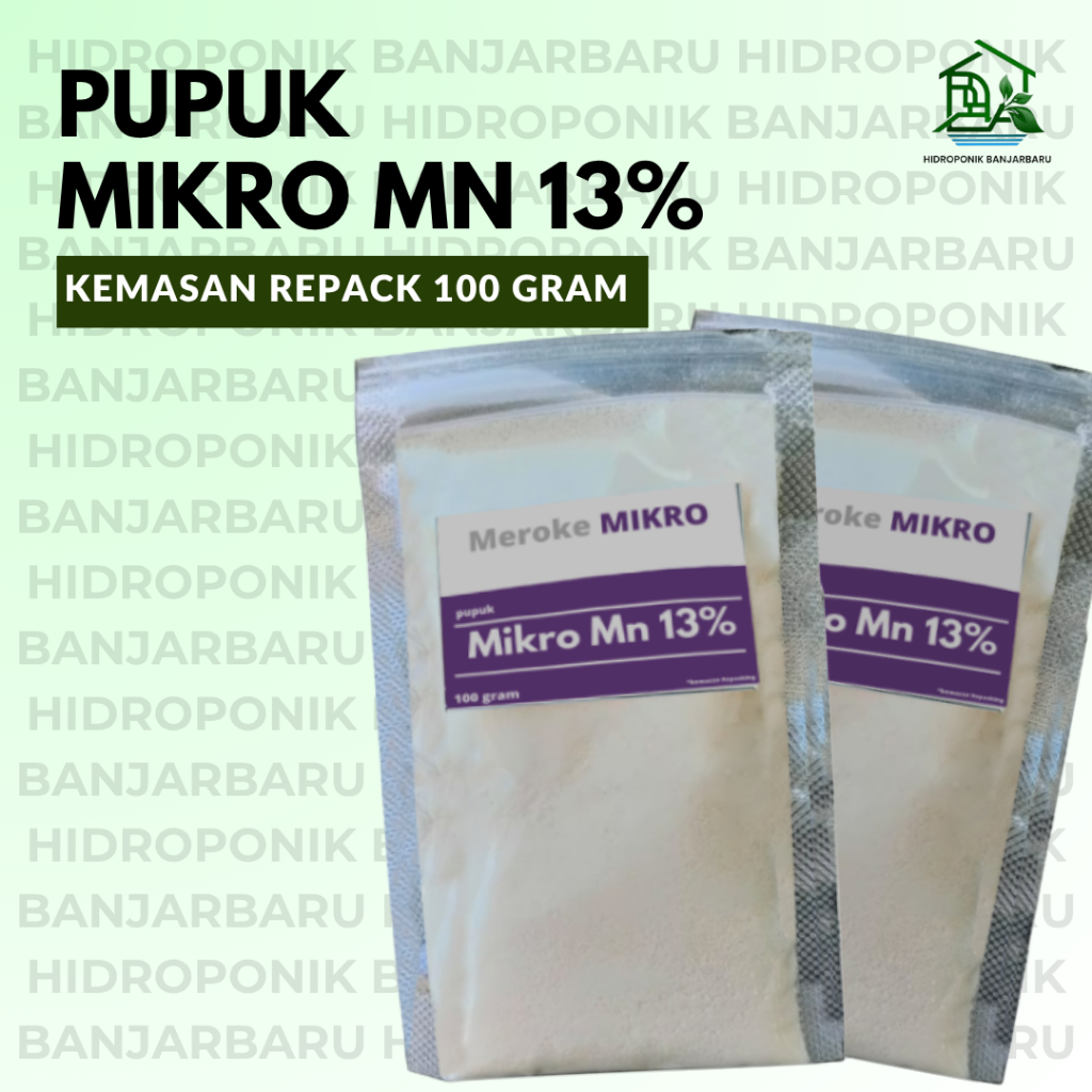 PUPUK MIKRO MEROKE MN 13% EDTA MN REPACK 100 GR