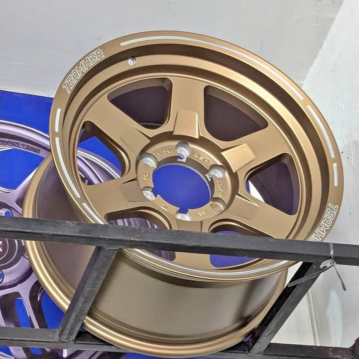 Velg HSR STY Palang Bronze Ring 18 Pcd 6X139 For Mobil Pajero Fortuner Hilux Dc R18 Harga Murah