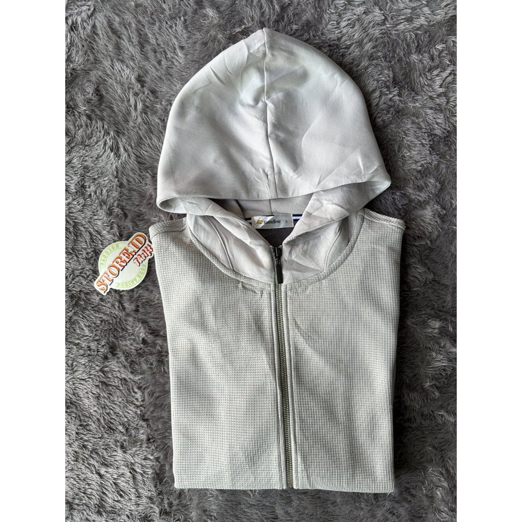 Jaket Hoodie Zipper Golden Bear Ganteng
