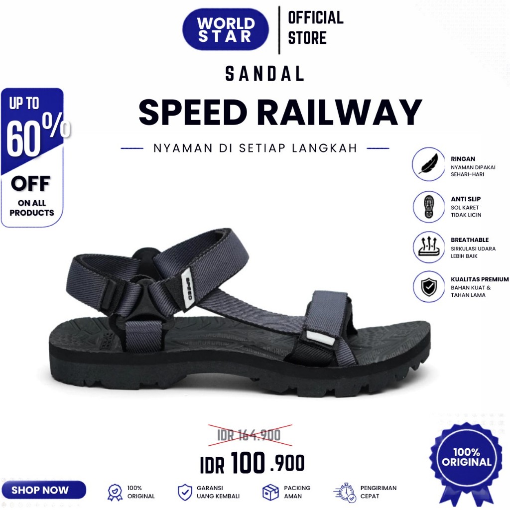 Sandal Speed Railway Series 100% Original || SANDAL GUNUNG