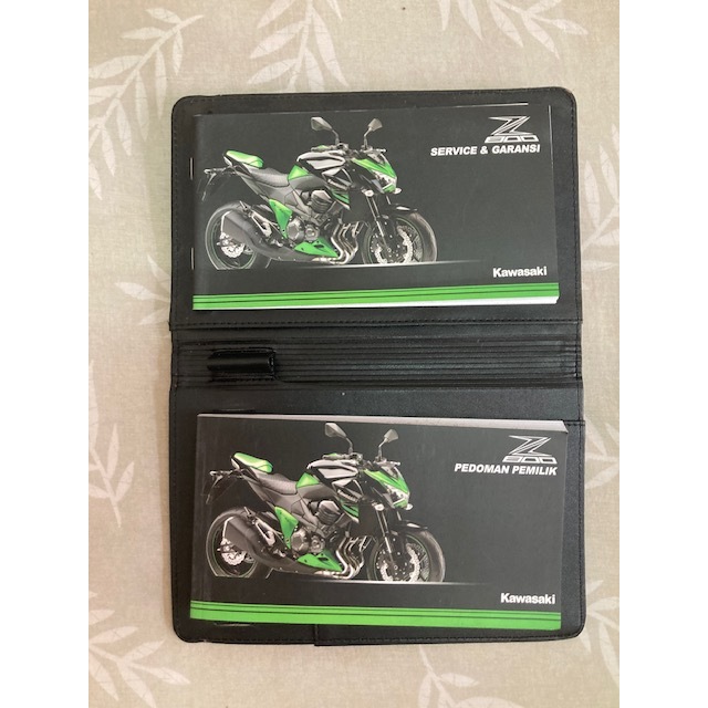 Kawasaki Buklet Buku Service Motor Ninja Z800 Bekas