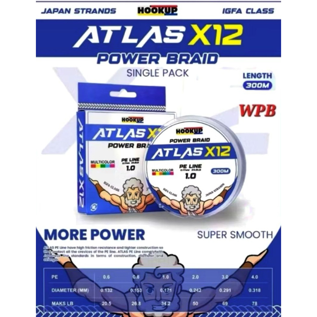 SENAR PE ATLAS X12 300M