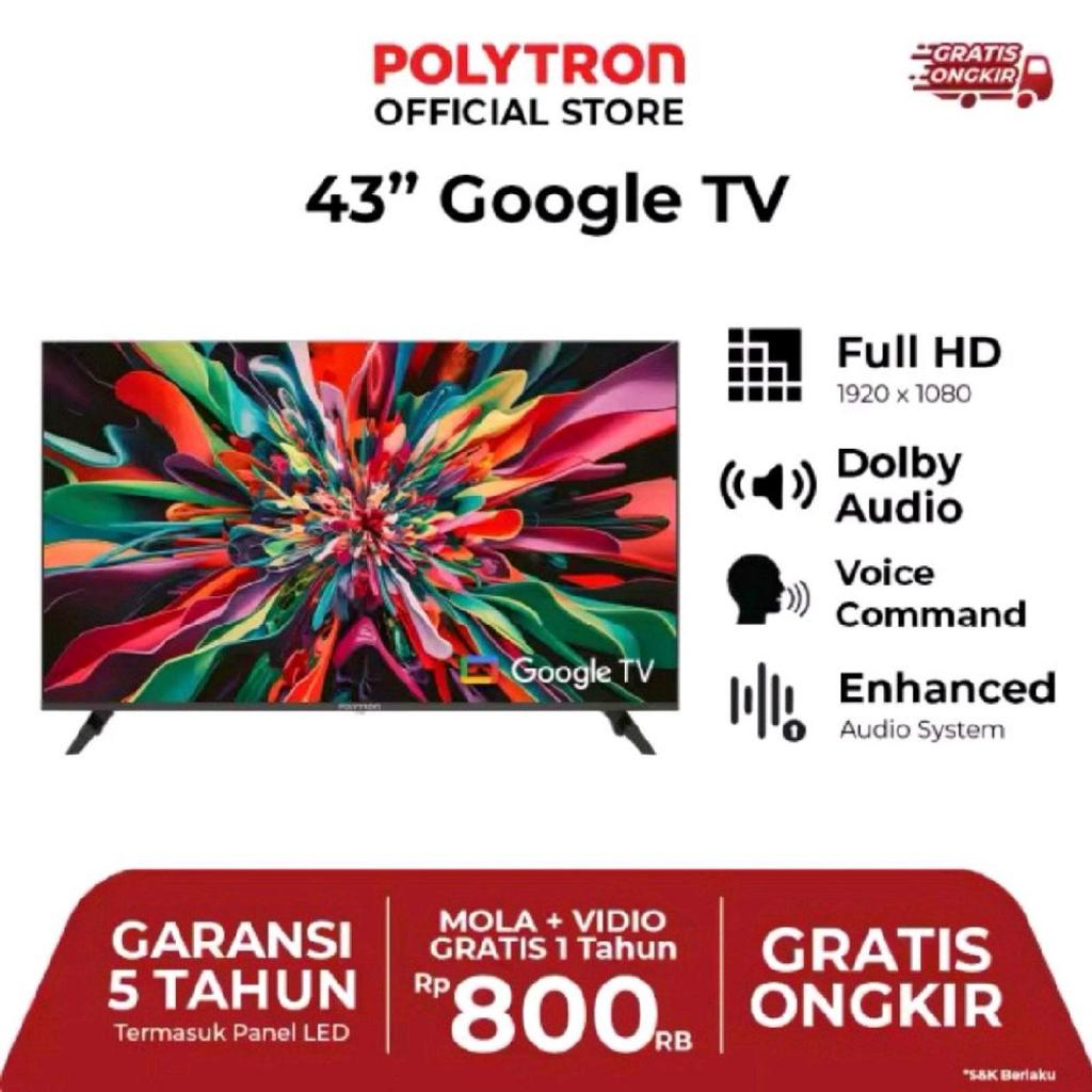 POLYTRON Smart Cinemax TV 43 inch PLD 43RG5059