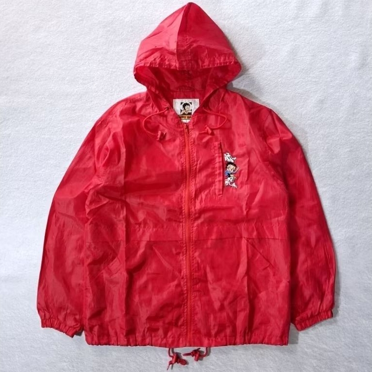 BETTY BOOP WINDBREAKER HOODED JACKET