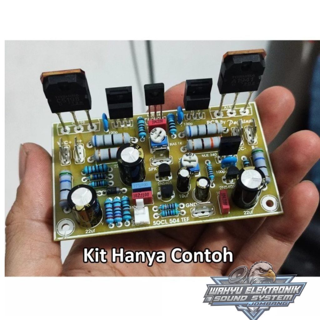 PCB Socl 504 TEFF Bias Servo Bahan FR4 Fiberglass