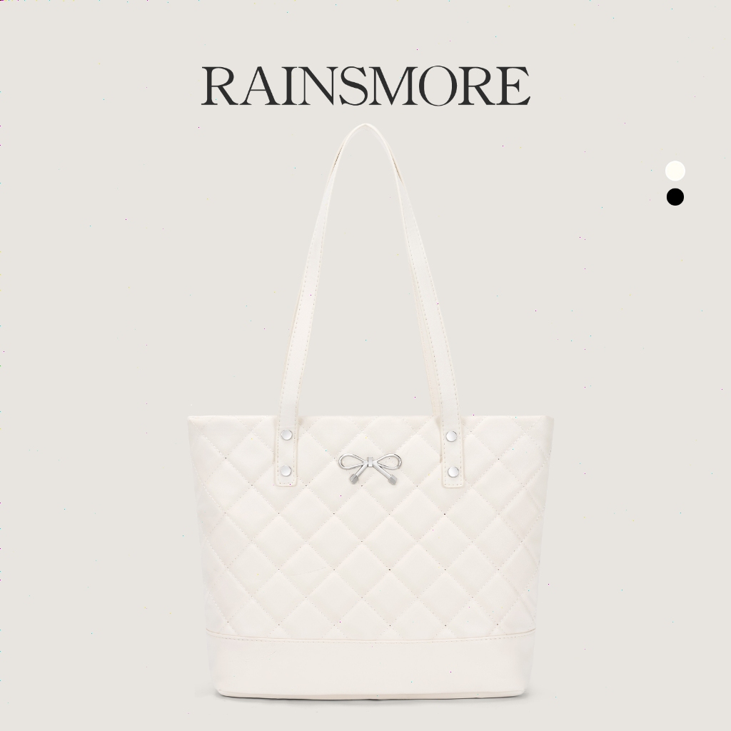 RAINSMORE Tas Totebag Wanita & Bostanten Tas Wanita Wanita Elegan Minimalis