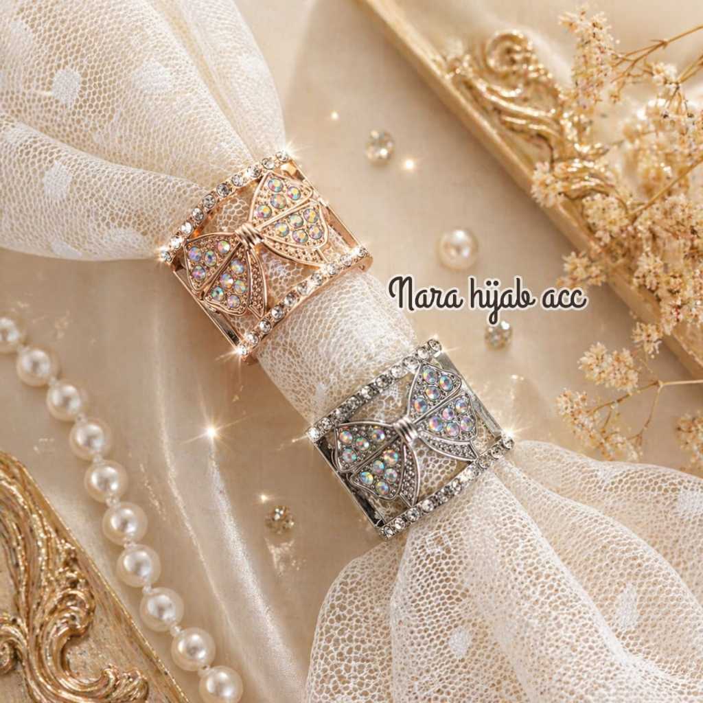 Ring Hijab Model Terbaru 2022 I Ring Hijab Mewah I Ring Hijab Model Cincin Branded I Ring Hijab Unik
