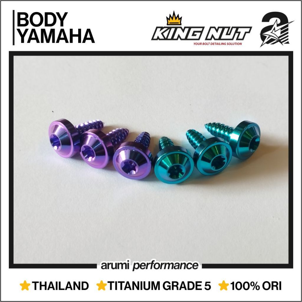 Baut Titanium Body Yamaha King Nut Original Thailand