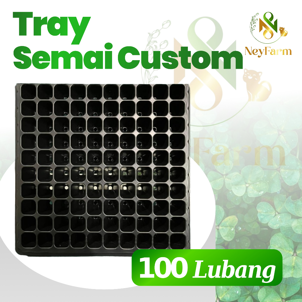 Tray Semai Potray 100 Lubang Custom - Tray Semai 10x10