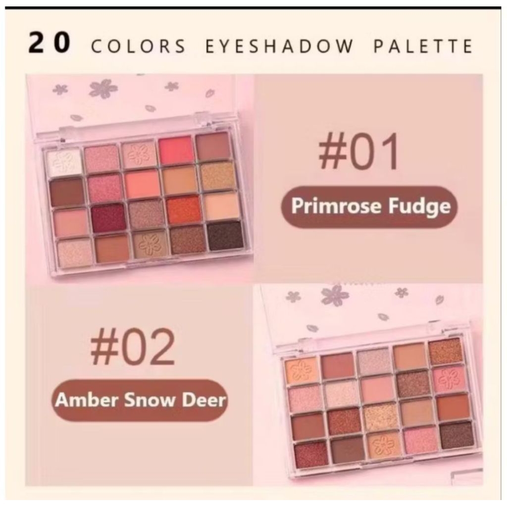 LAMEILA 5260 PALETTE EYESHADOW 20 COLORS