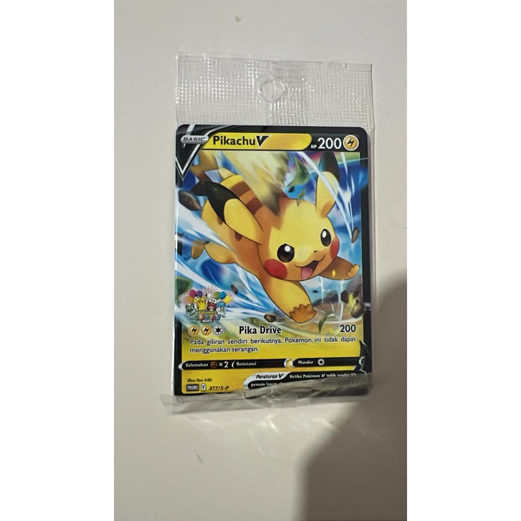 kartu pokemon pikachu V