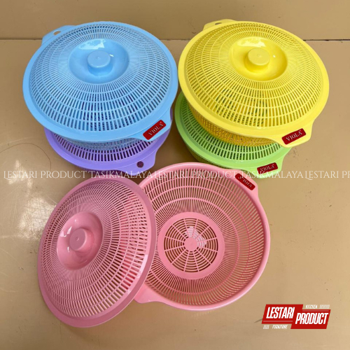 ( 12 PCS ) SANGKU NASI KIKY VIOLA | WAKUL NASI | RICE BOX | TEMPAT NASI | WAKUL NASI PLASTIK | SANGK