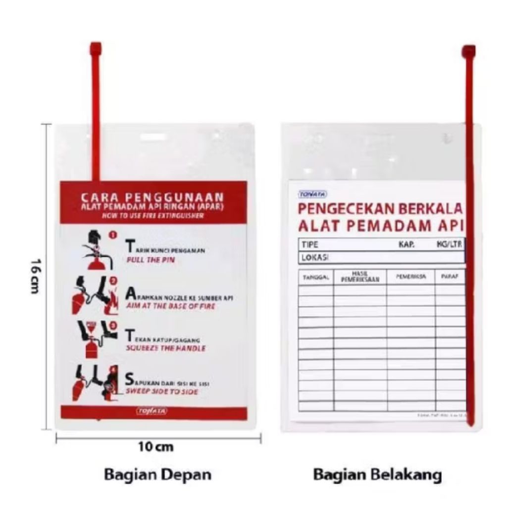KARTU PENGECEKAN APAR TONATA
