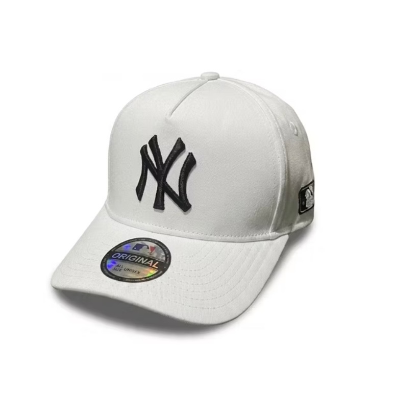 TOPI BASEBALL MLB NY SIMPLE ORIGINAL WHITE CAPS / TOPI PRIA WANITA BEST SELLER / TOPI FULL SET