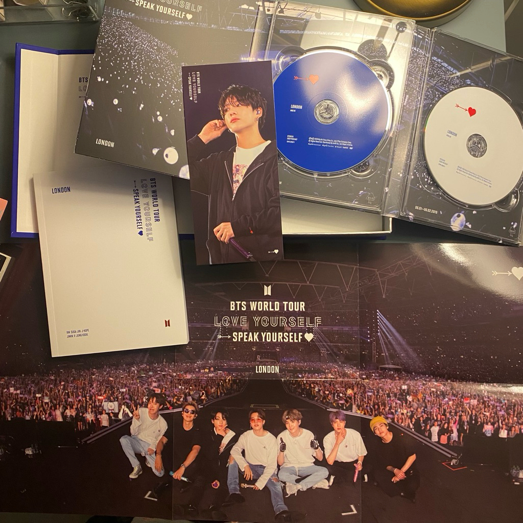 [ ready stock ] bts speak yourself london world tour dvd jungkook bookmark rm namjoon yoongi suga ag