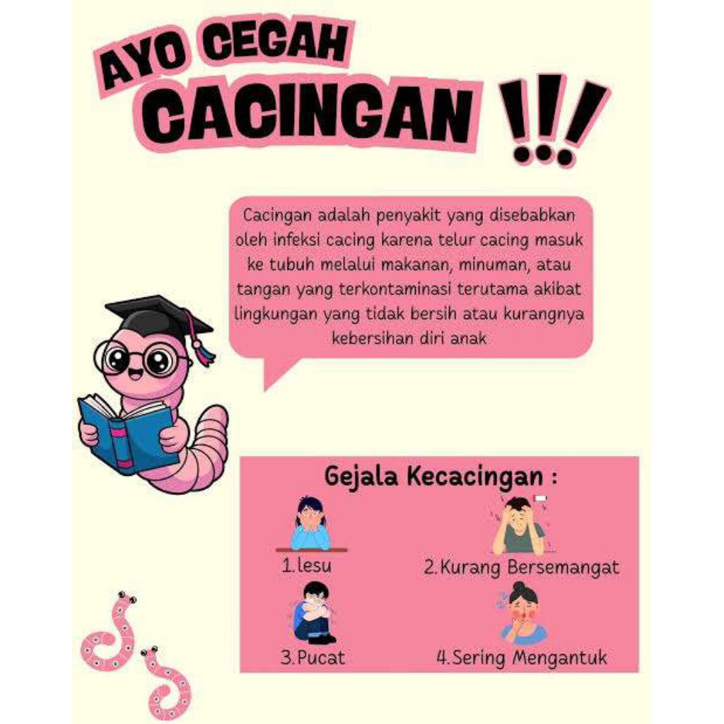 obat cacing anak dan dewasa