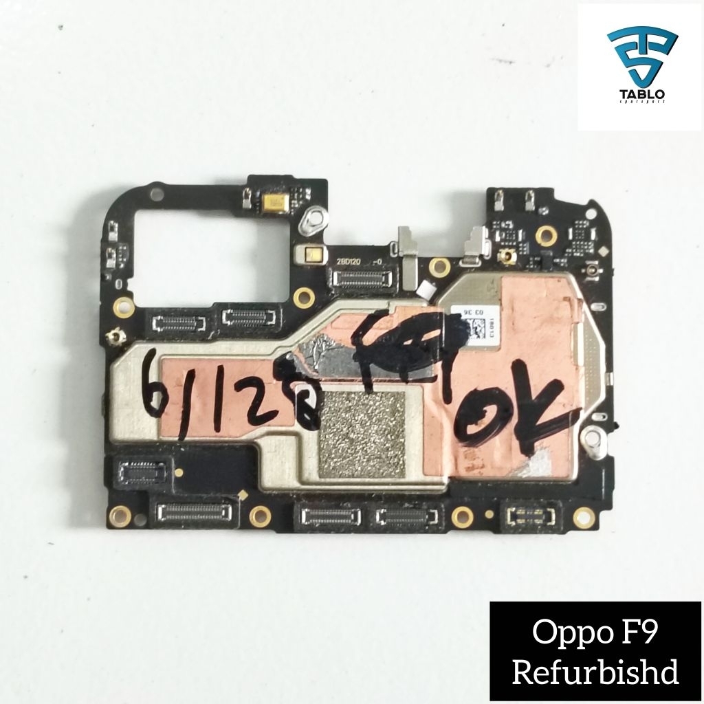mesin Oppo f9 6/128 refurbishd hidup garansi normal