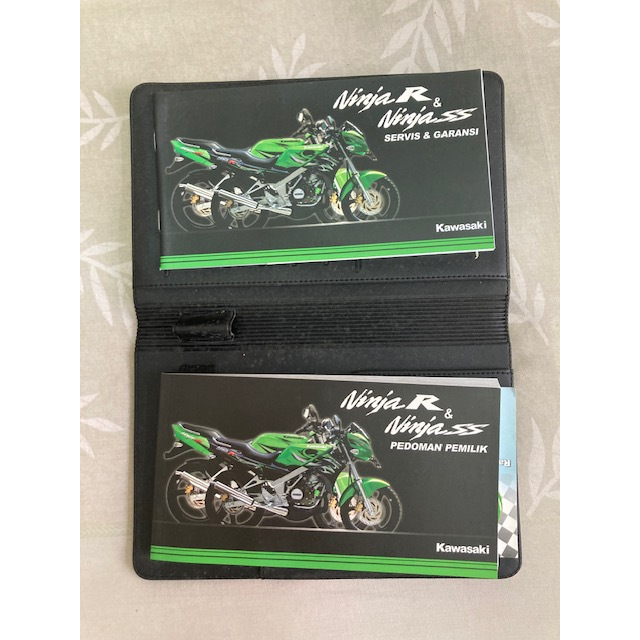 Kawasaki Buklet Buku Service Motor Ninja R & Ninja SS 150 Bekas