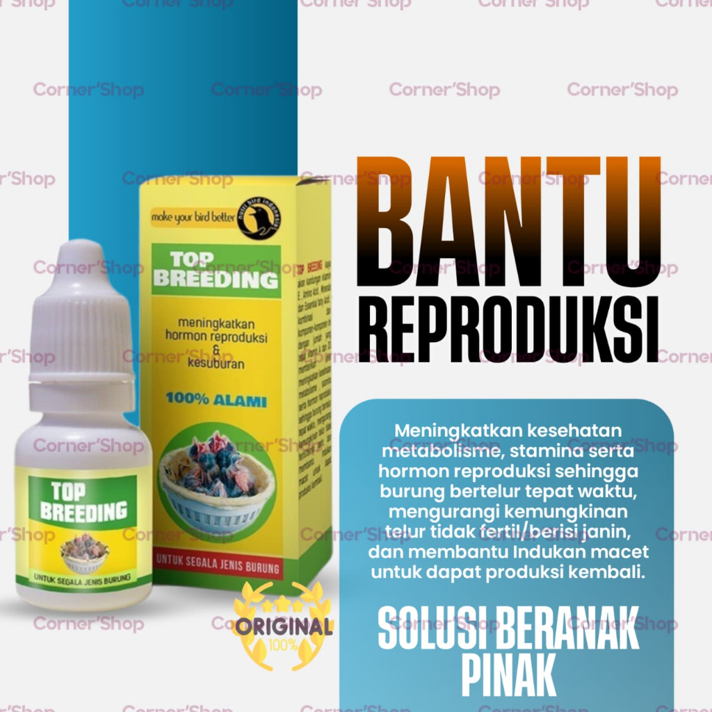 Top Breeding Nutribird Vitamin Penambah Birahi Kesuburan Burung Murai Lovebird Dll