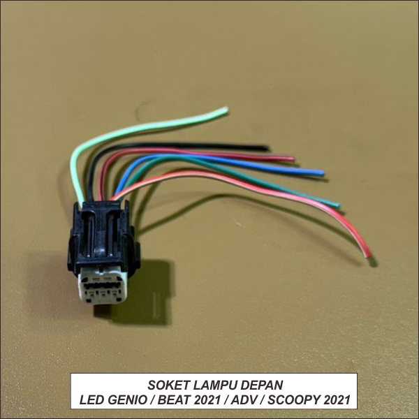 Soket Lampu Depan Led Genio  Beat 2021  Adv  Scoopy 2021