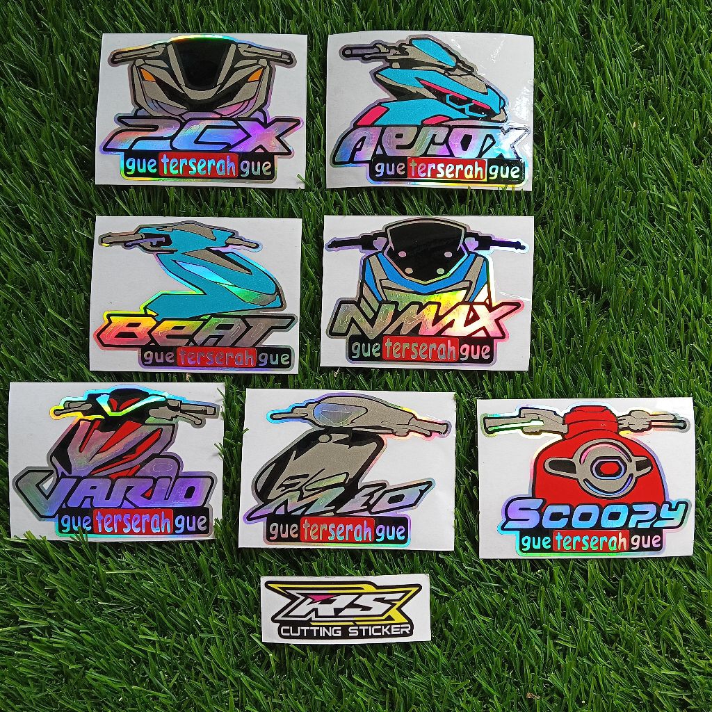 Sticker Cutting Vario PCX Nmax Beat Aerox Scoopy Mio Gue Terserah Gue
