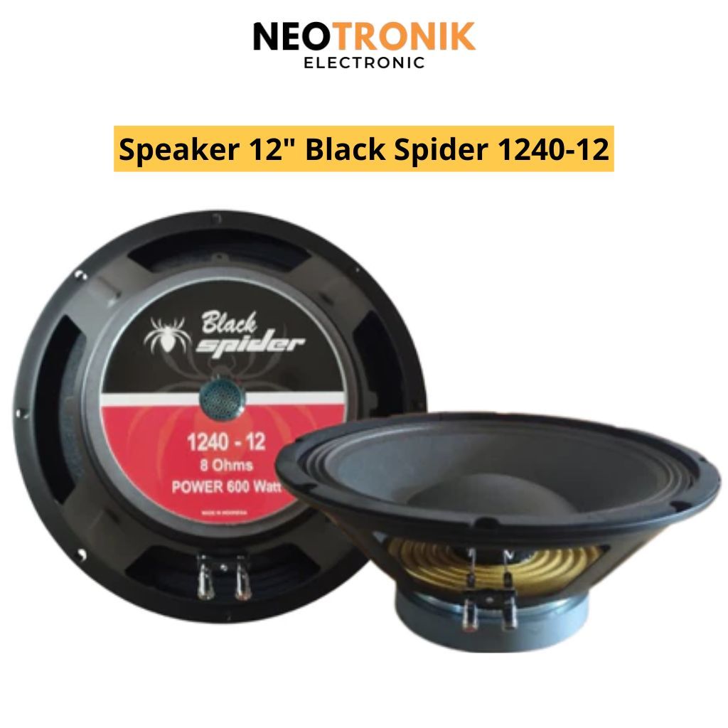Speaker 12 Inch Black Spider 1240-12