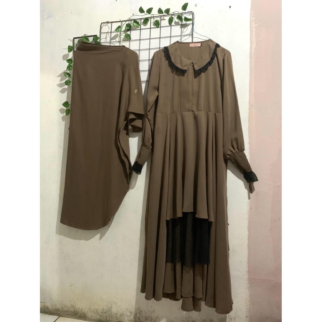 gamis set magnolia alfi huraiyah