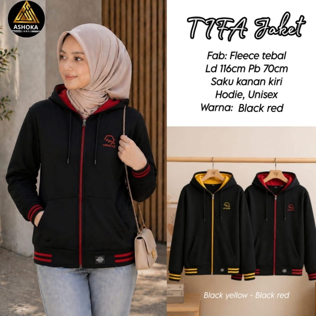 TIFA DF HIJAB JESSIE JACKET BY ZAHARA FASHION JACKET PARASUT IMPORT HOODIE IMPORT PREMIUM KEKINIAN J