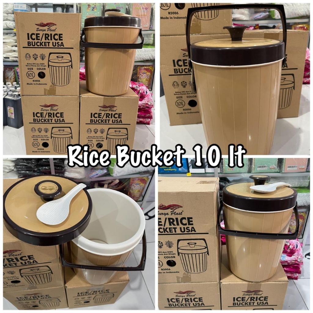 TERMOS NASI & ES VIRAL // RICE BUCKET SURYA PLAst // NADHA GROSIR AA SKINCARE