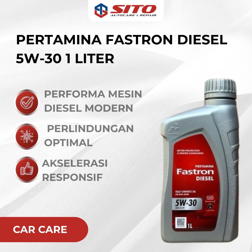 PERTAMINA FASTRON DIESEL 5W-30 - OLI MOBIL DIESEL FULL SYNTHETIC 1 LITER ORIGINAL