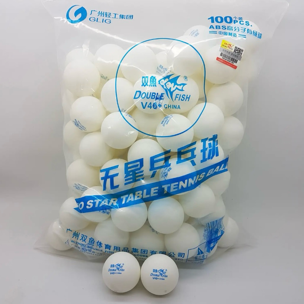 DOUBLE FISH BOLA PINGPONG TRAINING (100PCS)